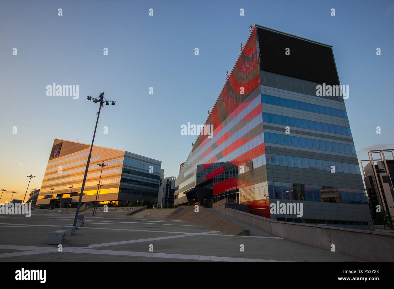 Casa MIlan, dans le nouveau quartier Portello, Milan, Lombardie, Italie Banque D'Images