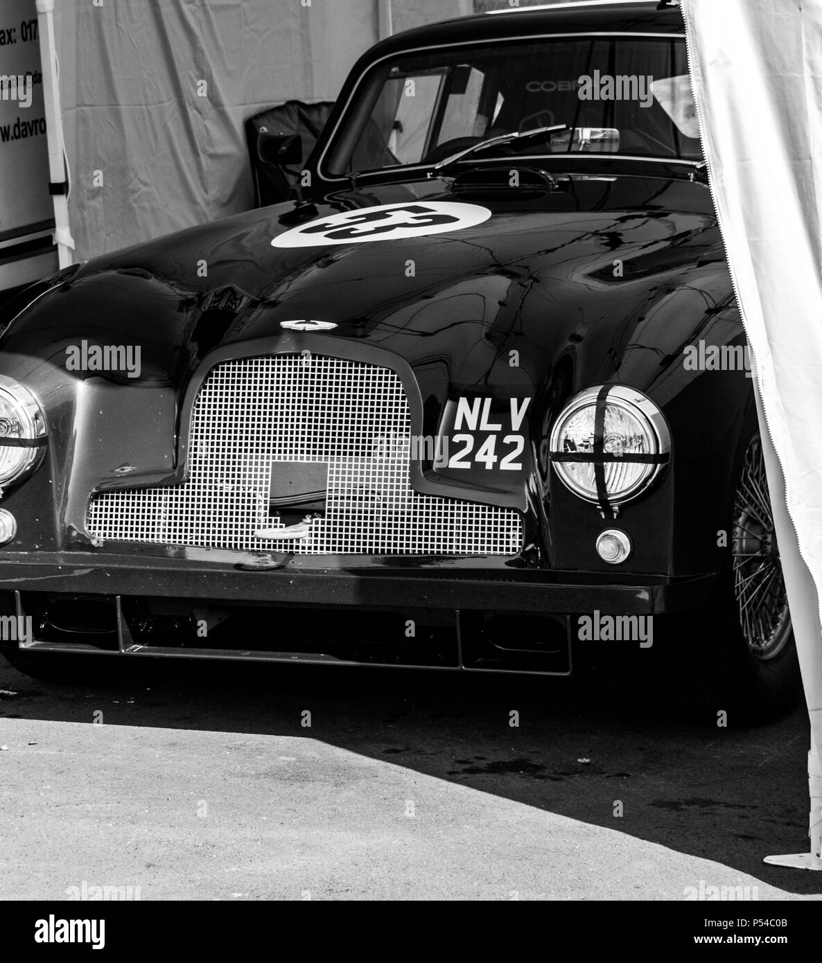 Vintage voiture Aston Martin Racing Banque D'Images