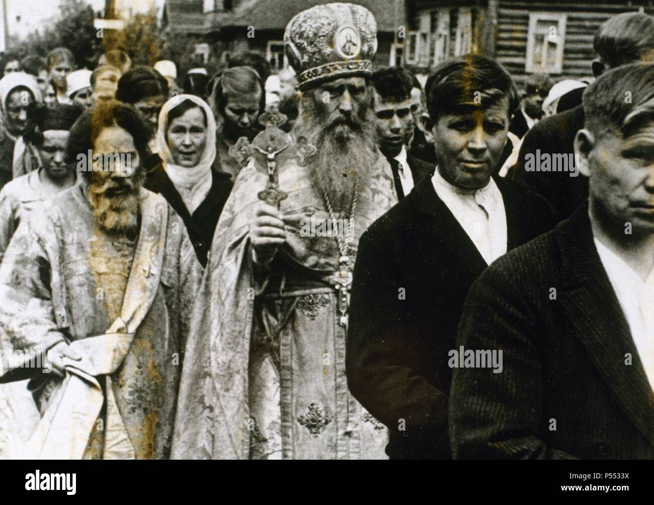 SEGUNDA GUERRA MUNDIAL. Suisse. L'onu religioso acto celebración de por la  población ucraniana durante la dominación alemana Photo Stock - Alamy