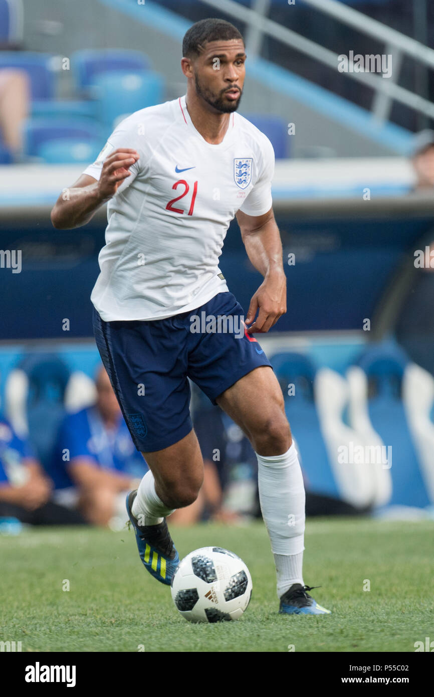 Ruben LOFTUS-JOUE (FRA) avec la bille, simple action avec ball, action, plein la figure, portrait, Angleterre (ENG) - Panama (PAN) 6 : 1, premier tour, Groupe G, match 30, le 24.06.2018 à Nizhny Novgorod ; Coupe du Monde de Football 2018 en Russie à partir de la 14.06. - 15.07.2018. Dans le monde d'utilisation | Banque D'Images