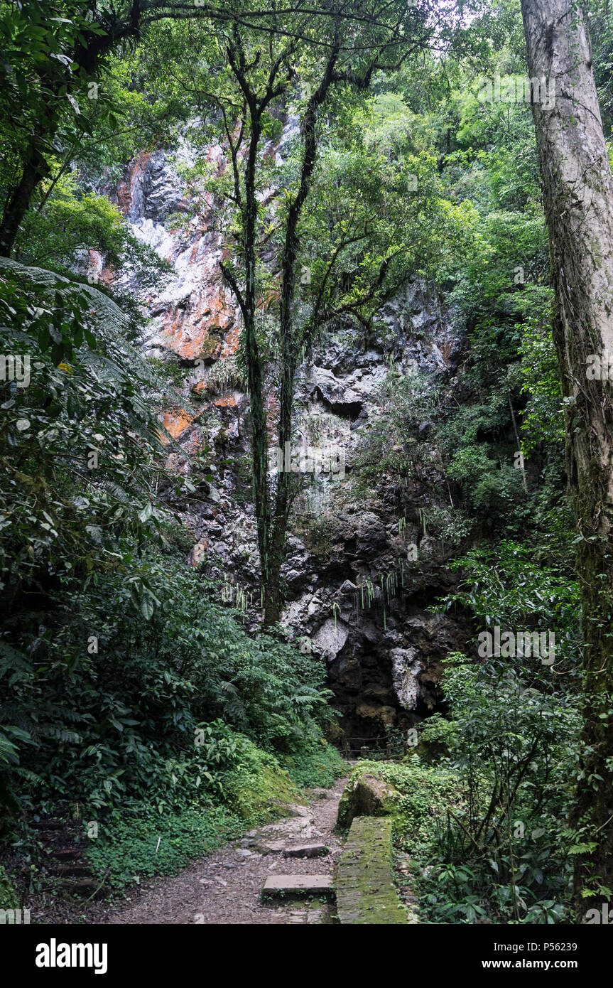 Démons entrée de la passerelle du Brésil en plein air pittoresque géologie Banque D'Images