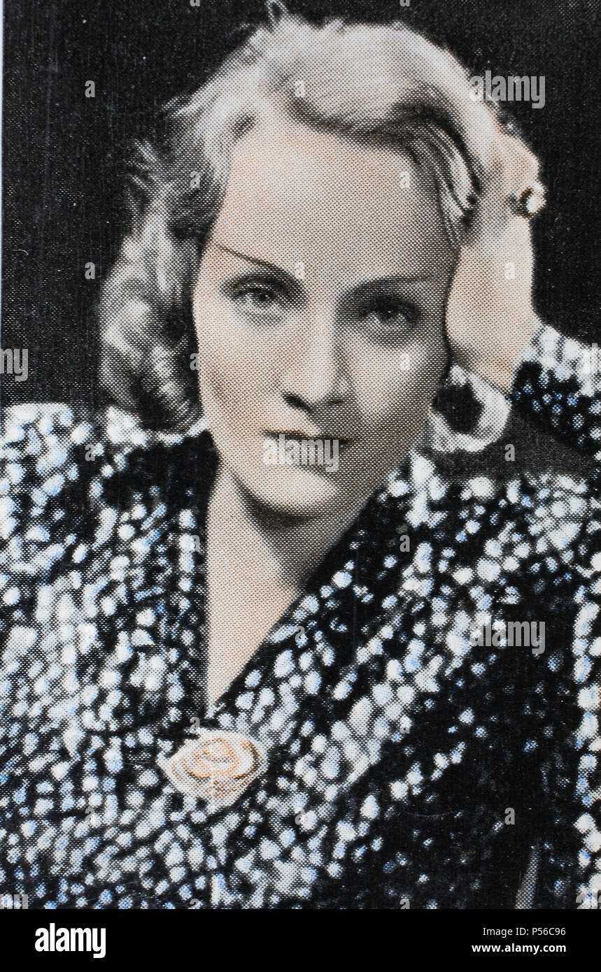 Marie de Magdala Marlene Dietrich, 27 décembre 1901 â€" 6 mai 1992, était une actrice et chanteuse allemande, l'amélioration de la reproduction numérique d'un ima historique Banque D'Images