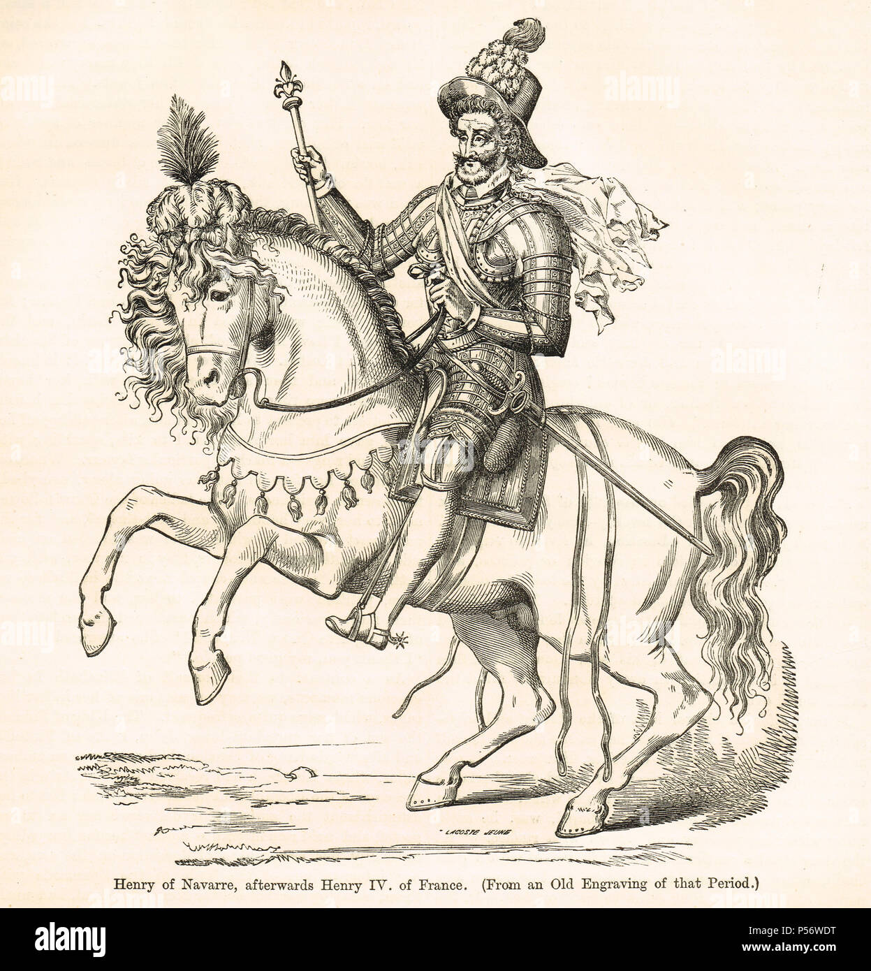 Henri de Navarre, futur Roi Henri IV de France Banque D'Images