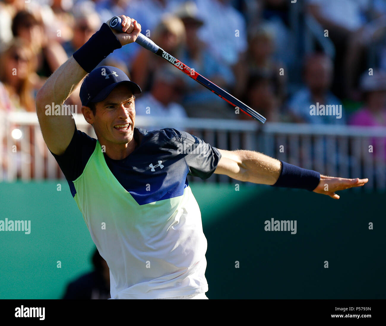 Le Devonshire Park, Eastbourne, Royaume-Uni. 25 Juin, 2018. Nature Valley International Tennis ; Crédit : Action Plus Sport/Alamy Live News Banque D'Images