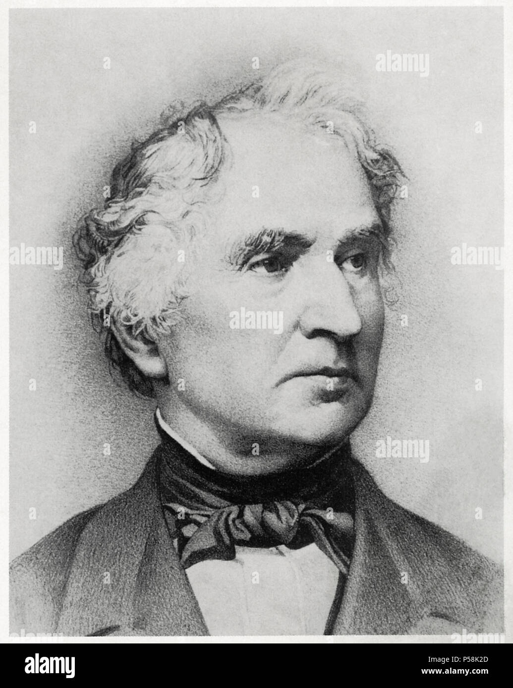 Justus von Liebig (1803-73), chimiste allemand, considéré comme le fondateur de la chimie organique, Portrait Banque D'Images