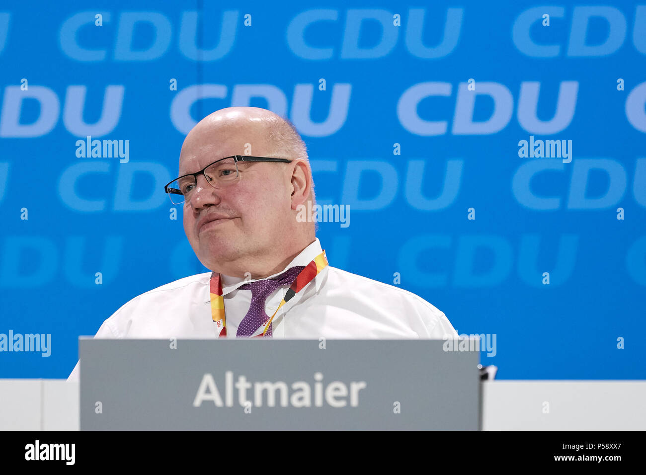Berlin, Allemagne - Peter Altmaier au 30e Congrès du Parti fédéral de la CDU. Banque D'Images