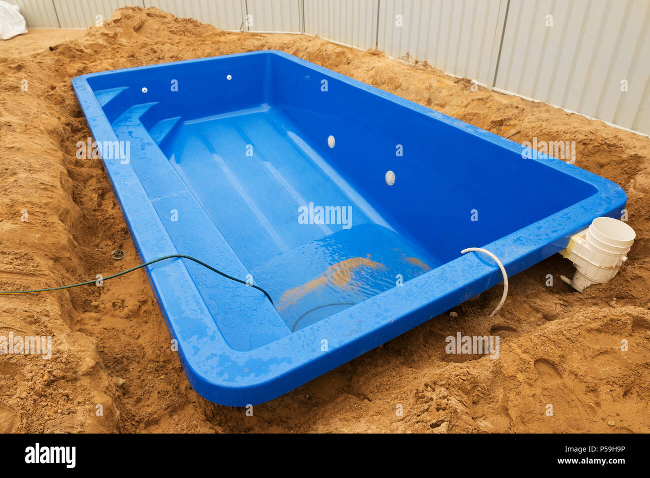 Piscine En Fibre De Verre En Plastique Dinstallation Dans Le Sol En