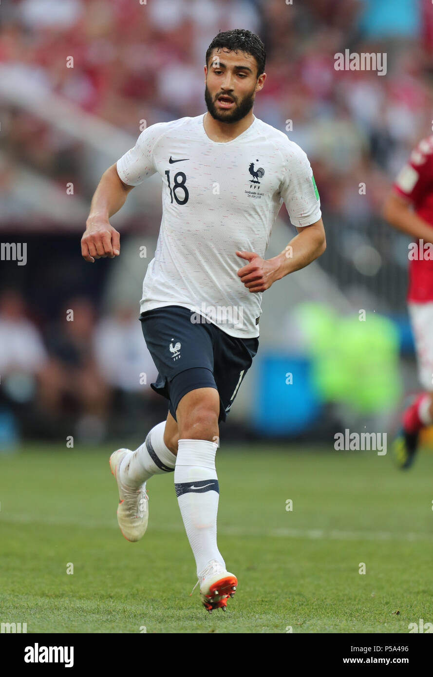 Nabil Fekir FRANCE DANEMARK/FRANCE, 2018 COUPE DU MONDE DE LA FIFA, Russie  26 juin 2018 GBC8807 Danemark/France 2018 Coupe du Monde FIFA Russie  strictement usage éditorial uniquement. Si le joueur/joueurs représentés  dans