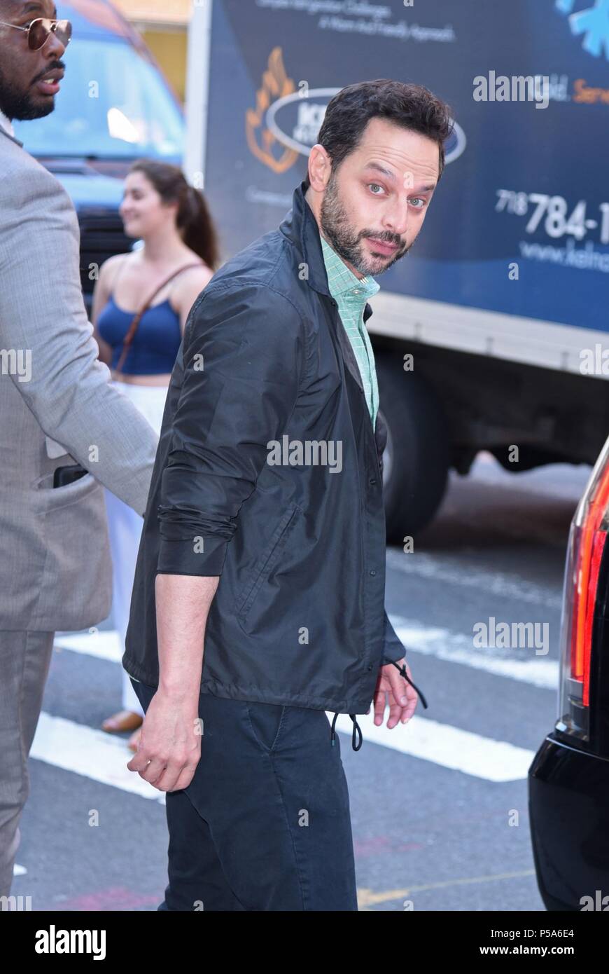 New York, NY, USA. 26 Juin, 2018. Nick Kroll, vu à construire ensemble pour promouvoir l'oncle a appelé dehors et environ pour la célébrité Candids - TUE, New York, NY Le 26 juin 2018. Credit : Derek Storm/Everett Collection/Alamy Live News Banque D'Images
