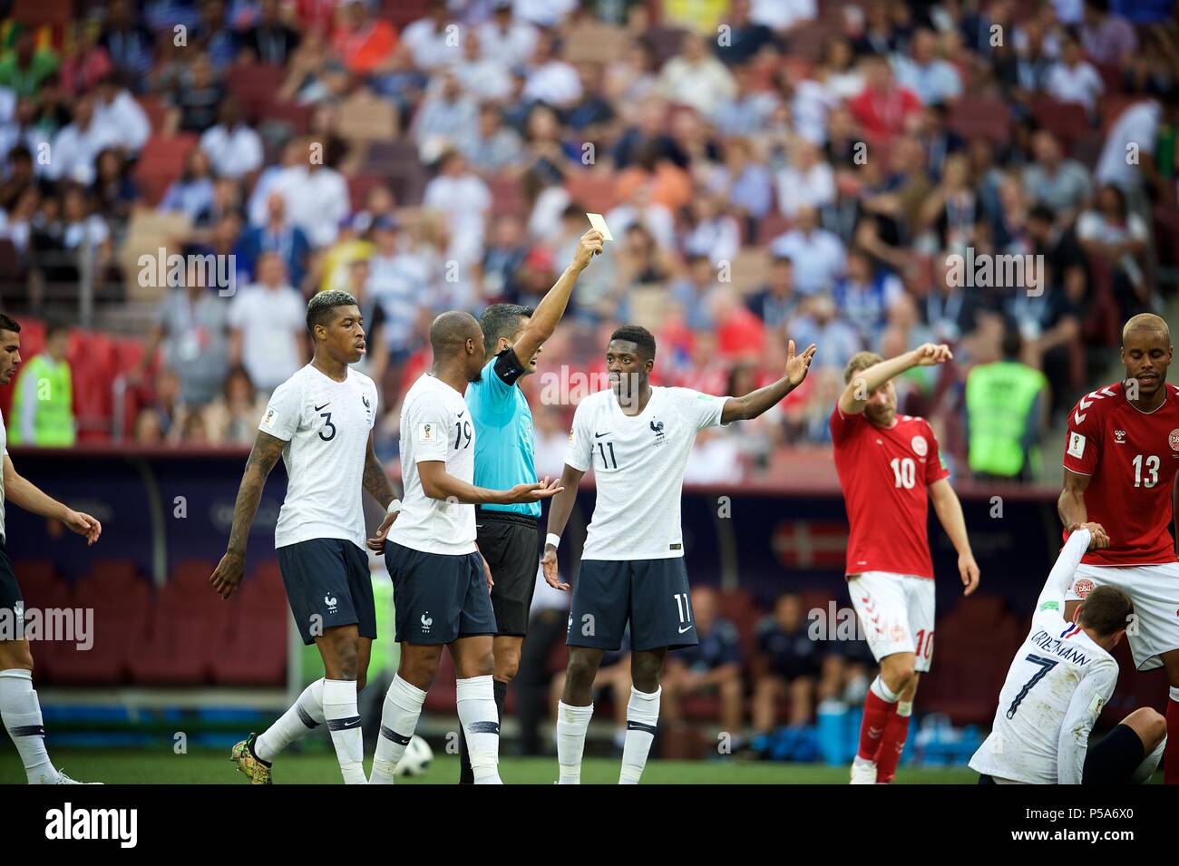 Jun 26th 2018 Moscou Russie Ousmane Dembele A Reçu Un