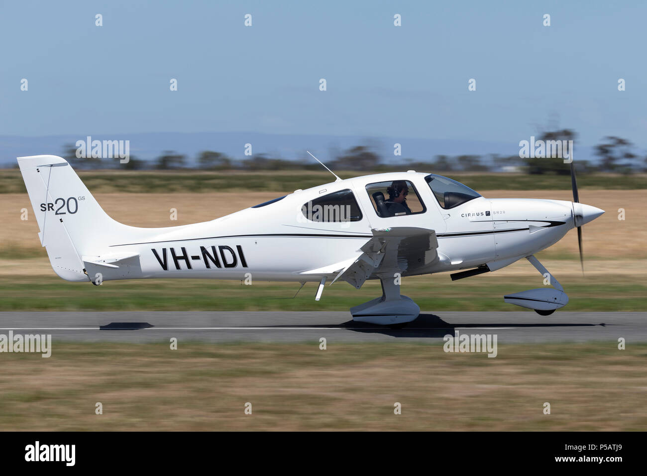 Cirrus SR20 moteur unique avion privé VH-NDI. Banque D'Images