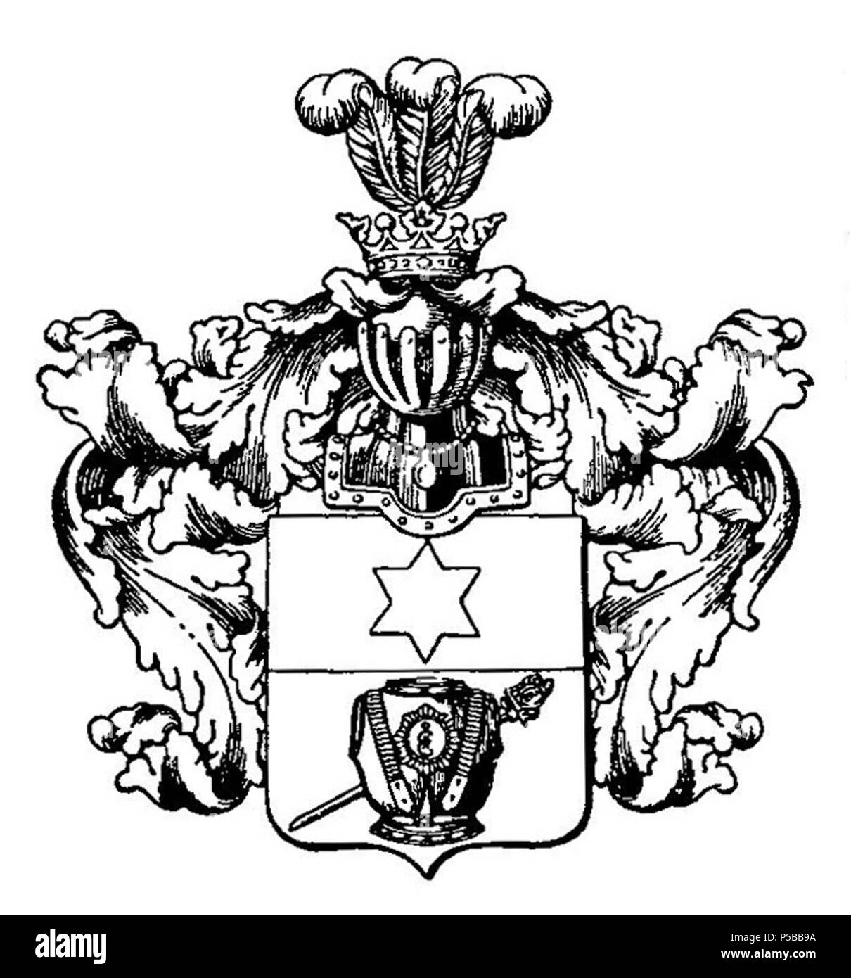 N/A. Anglais : : armoiries de la famille Bolotnikov . 1914. Heorhiy Narbut / / , 218 RU COA Bolotnikov VIII, 18 Banque D'Images