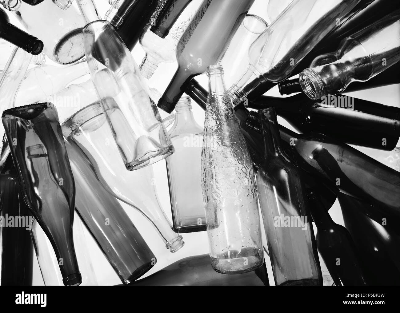 recyclage de verre Banque D'Images