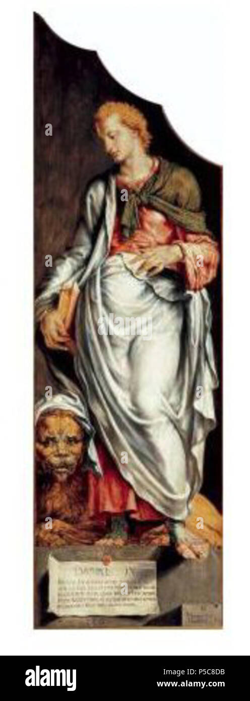 N/A. Anglais : Daniel (extérieur), de l'aile droite d'une double envoyé de panneaux d'Ézéchiel et DanielFile . 1560. Maarten van Heemskerck (1498-1574) Noms alternatifs Marten van Heemskerck, Martinus van Heemskerck, Maarten van Heemskerk, Maertÿnus van Heemskerck Description peintre et dessinateur Date de naissance/décès 1 Juin 1498 / 1498 / 1574 1 octobre 1574 Lieu de naissance/décès Heemskerk Haarlem Haarlem, Delft lieu de travail (1527-1532), Rome (1532-1536), de Mantoue (1536-1537), Haarlem (1537-1574), Amsterdam (1572-1573) le contrôle d'autorité : Q538350 VIAF:88717459 ISNI:0000000121428 Banque D'Images
