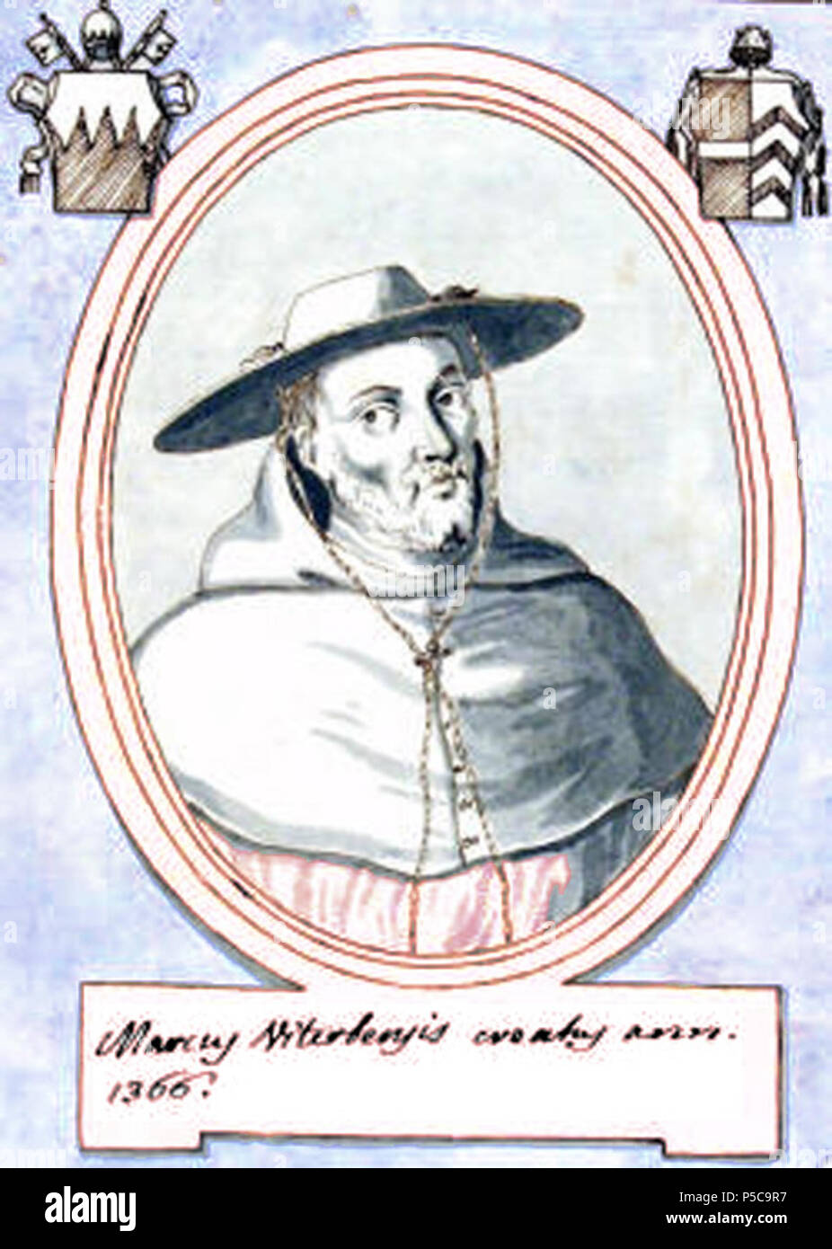 N/A. Français : le Cardinal Marco de Viterbe . 5 juin 2011. 458 Inconnu Dictionnaire erudizione storico-ecclesiastica Marco de Viterbe Banque D'Images