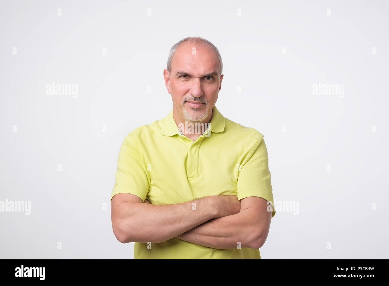 Portrait of mature homme triste. Il avait une mauvaise humeur. Banque D'Images