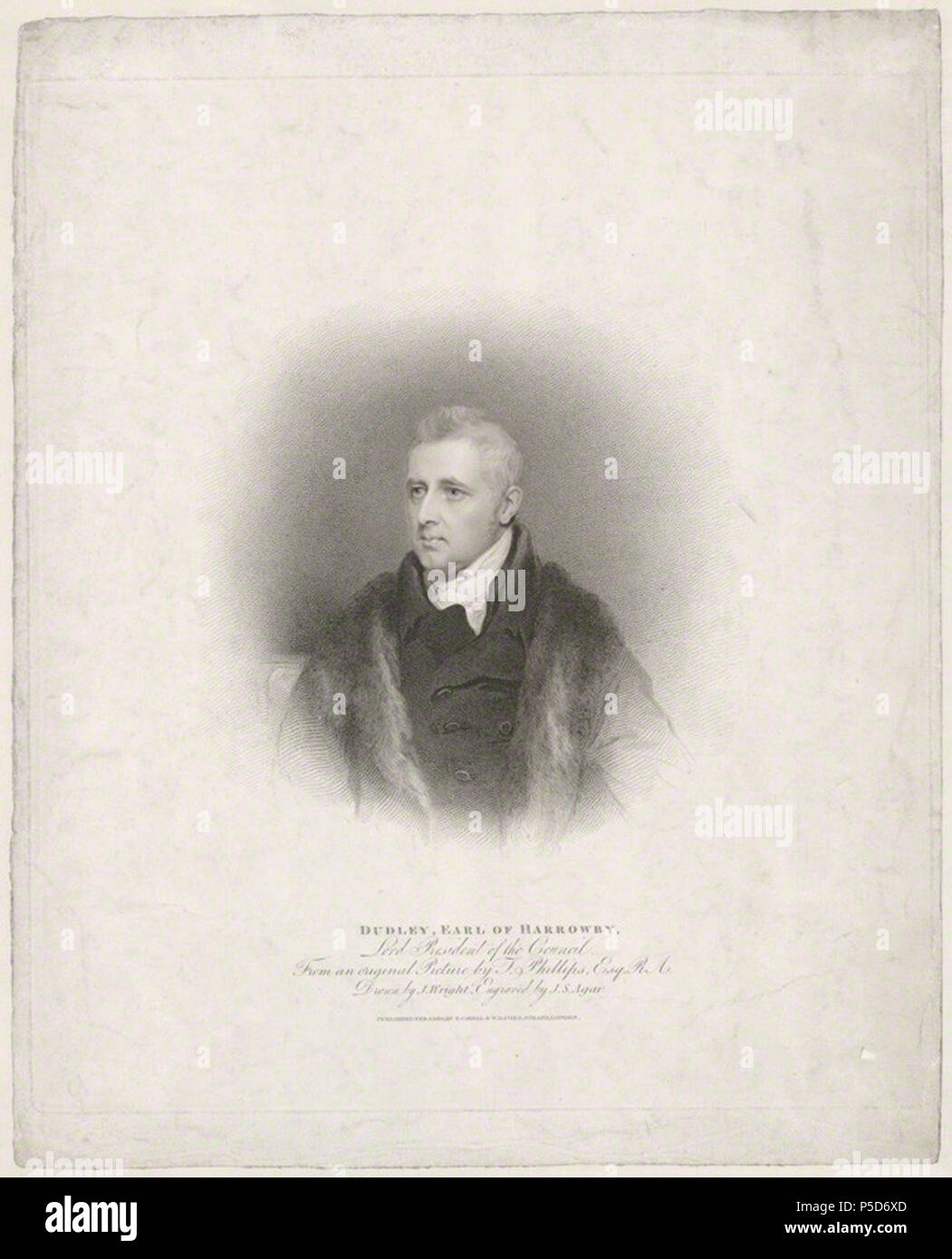 Par John Samuel Agar, publié par T. Cadell & W. Davies, D'après John Wright, après Thomas Phillips, gravure, crépi publié février 1813 484 Dudley Ryder, 1er comte de Harrowby par John Samuel Agar, publié par T. Cadell &AMP ; W. Davies, D'après John Wright, après Thomas Phillips Banque D'Images