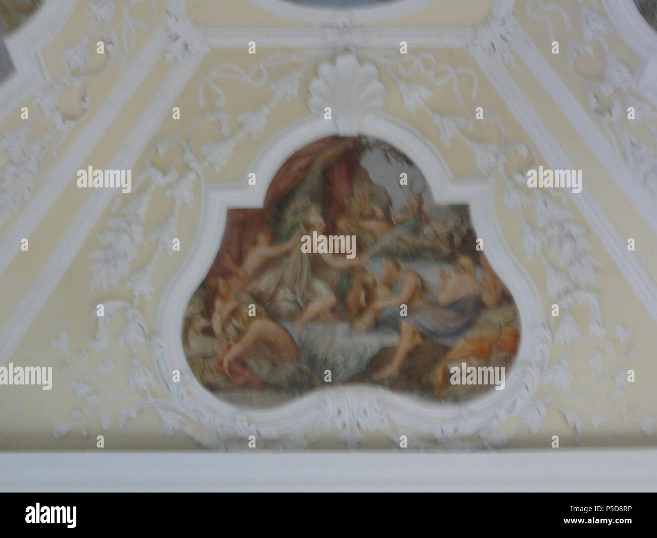 161 Bad Säckingen - Teehäuschen - von Giorgiol Fresken Francesco Antonio (2) Banque D'Images