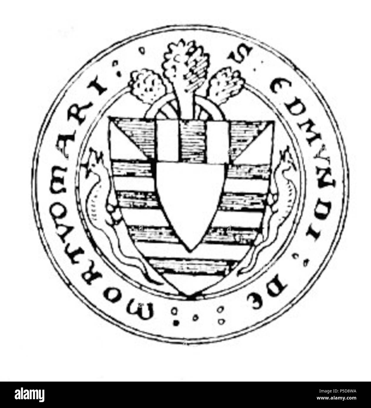 N/A. Dessin de 1611 par Nicholas Charles, Lancaster Herald, sceau d'Edmund de Mortimer annexée à la lettre des Barons, 1301 (un exemple) . 1611. Nicholas Charles, Lancaster Herald ; chargé par (Lobsterthermidor (talk) 10:31, 24 août 2012 (UTC)) 493 EdmundDeMortimer1301d Banque D'Images N/A. Dessin de 1611 par Nicholas Charles, Lancaster Herald, sceau d'Edmund de Mortimer annexée à la lettre des Barons, 1301 (un exemple) . 1611. Nicholas Charles, Lancaster Herald ; chargé par (Lobsterthermidor (talk) 10:31, 24 août 2012 (UTC)) 493 EdmundDeMortimer1301d Banque D'Images