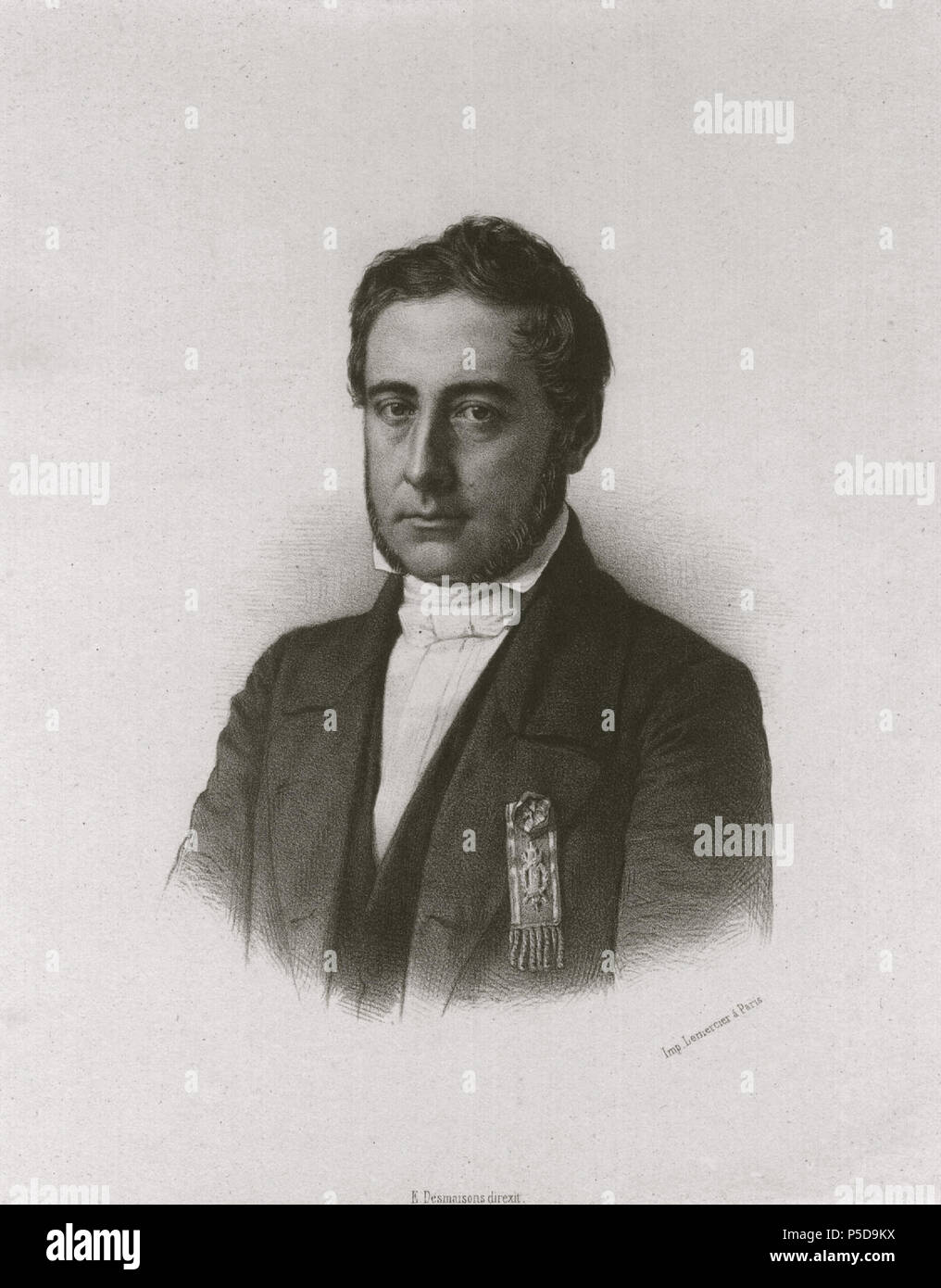 N/A. English : Charles Chegaray (1802-1859) . 1849. 325 Charles Chegaray inconnu Banque D'Images