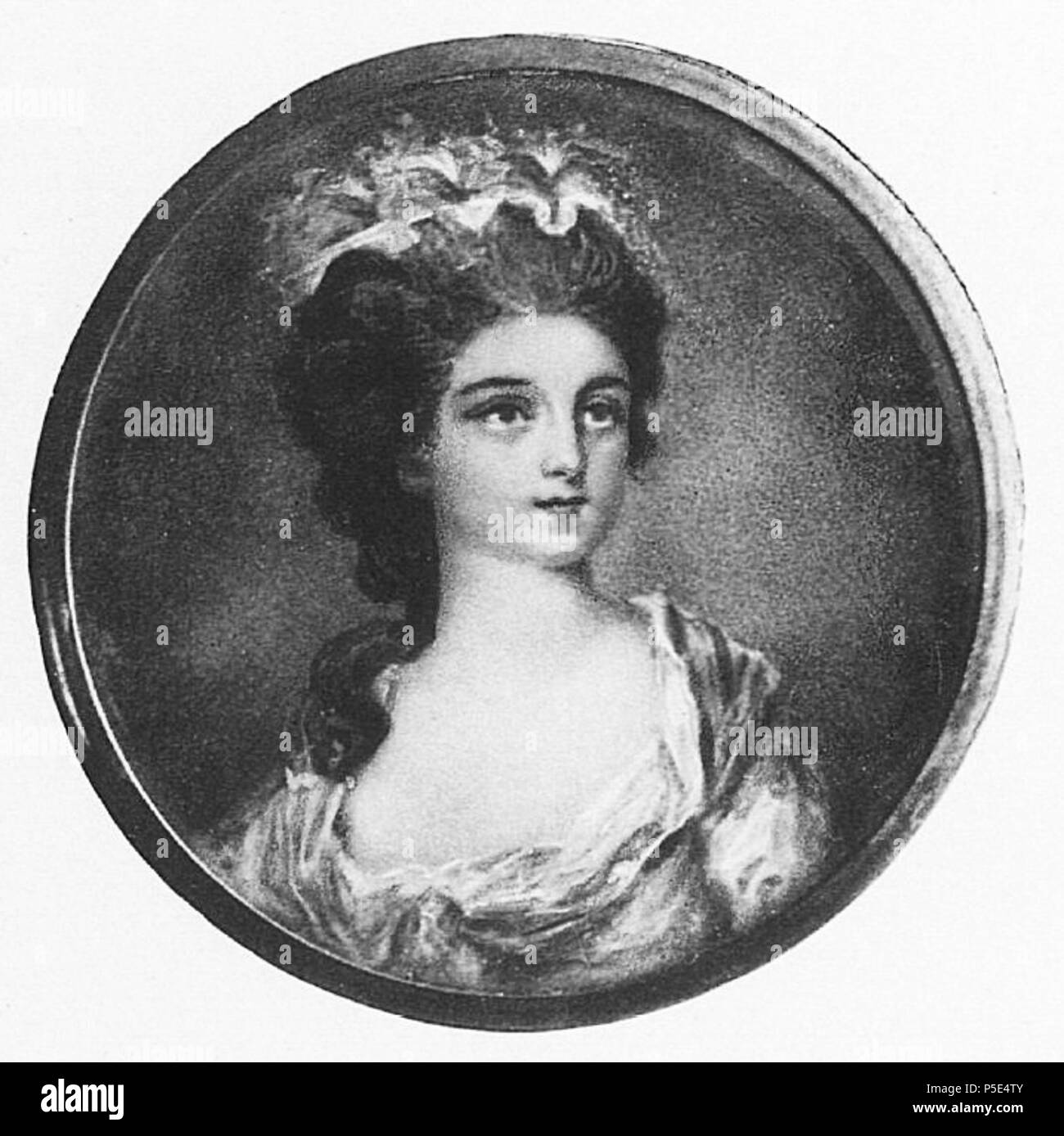 N/A. , . (1748 - 1810) . Années 1770. 499 Ekaterina Alexeïevna (Zherebtsova Demidova) Banque D'Images