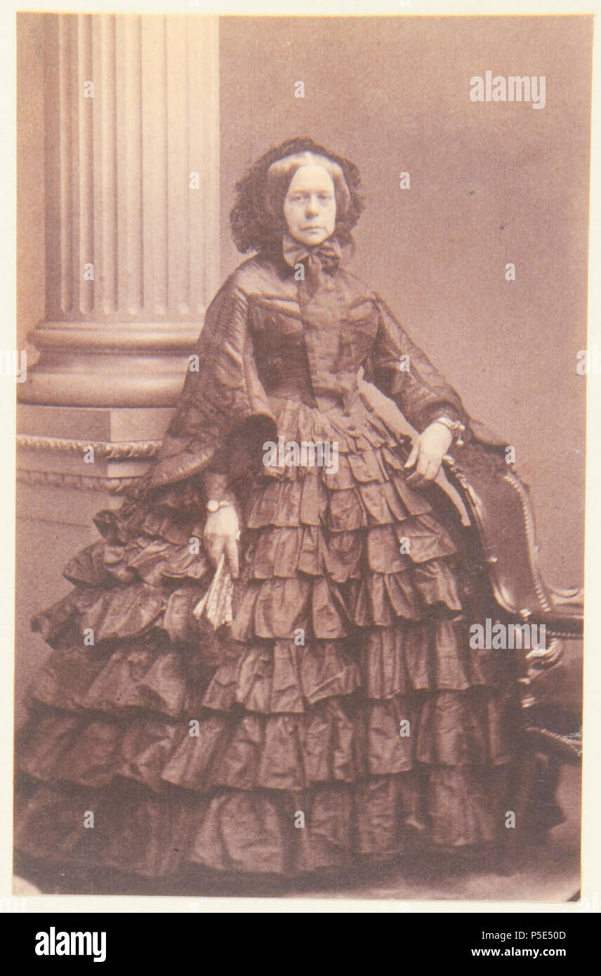 N/A. Anglais : Duchesse Elisabeth Alexandrine de Wurtemberg (1802-1864), La Princesse Guillaume de Baden . 1860. N/A 505 Princesse Elisabeth, William de Baden Banque D'Images