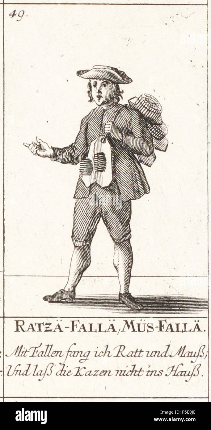 N/A. N° 49 (articles von Rattenfallen Mausefallen) und aus dem Blatt : Zürcherische Ausruff-Bilder, Nr. 44-52. Ratzä-Fallä Müs-Fallä,. Mit tombé fang und ich Ratt Mauß ; und laß die nicht Antuérpia ins Hauß. . 1748. David Herrliberger (1697-1777) Description graveur Suisse Date de naissance/décès 1697 25 mai 1777 Lieu de naissance/décès Zürich Zürich lieu de travail Amsterdam ; Londres ; Zürich (1712-1777) le contrôle d'autorité : Q1174722 VIAF:10640462 ISNI:0000 0000 6675 0032 ULAN:500024202 RCAC:n84056858 Bibliothèque ouverte:OL2162061WorldCat 290 un CH-NB - Ausruff-Bilder 049 - collection Gugelmann - GS- Banque D'Images