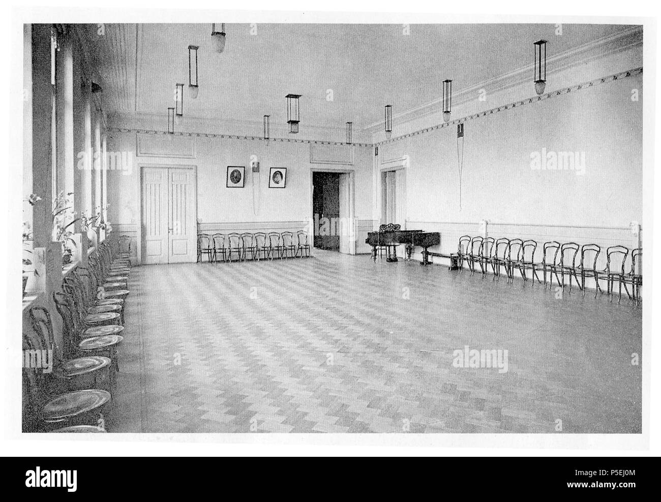 N/A. Anglais : Hall dans le gymnase de l'Alferov . 1911. Photographe inconnu 71 Aktovyi zal Banque D'Images