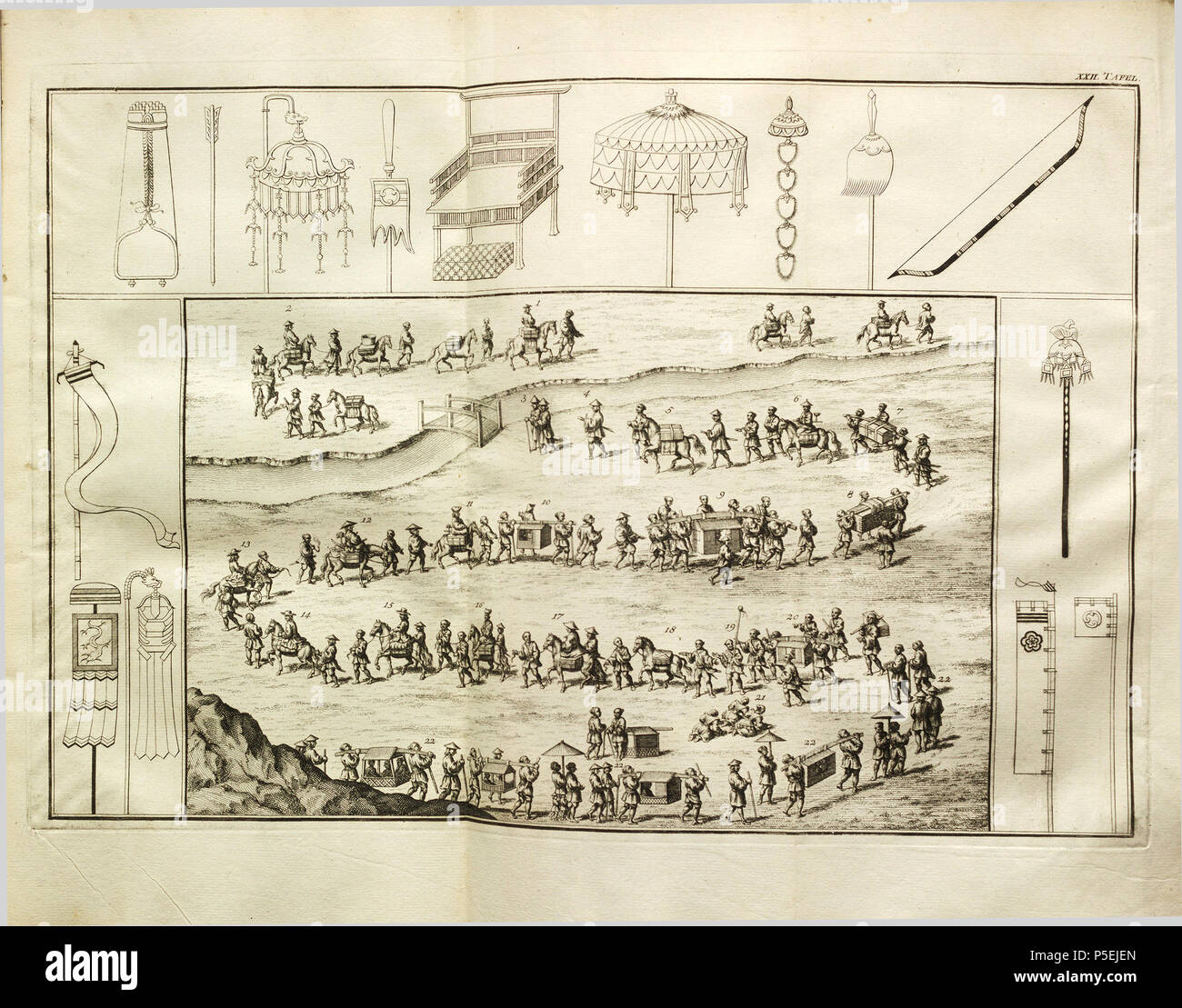 N/A. Anglais : à partir de la traduction en néerlandais de Engelbert Kaempfer : l'histoire du Japon (1727) . 1729. Engelbert Kaempfer (1651-1716) Noms alternatifs Kaempf. Description générale, médecin allemand, botaniste et japanologist Date de naissance/décès 16 Septembre 1651 2 novembre 1716 Lieu de naissance/décès Lemgo Lieme contrôle d'autorité : Q58042 : VIAF 41858358 ISNI : 0000 0001 1025 5072 RCAC : n84078543 : Botaniste Kaempf. Bibliothèque ouverte : LO236318WorldCat UN 195 Beschrijving van Japon - Pag Tafel 306 307 Banque D'Images