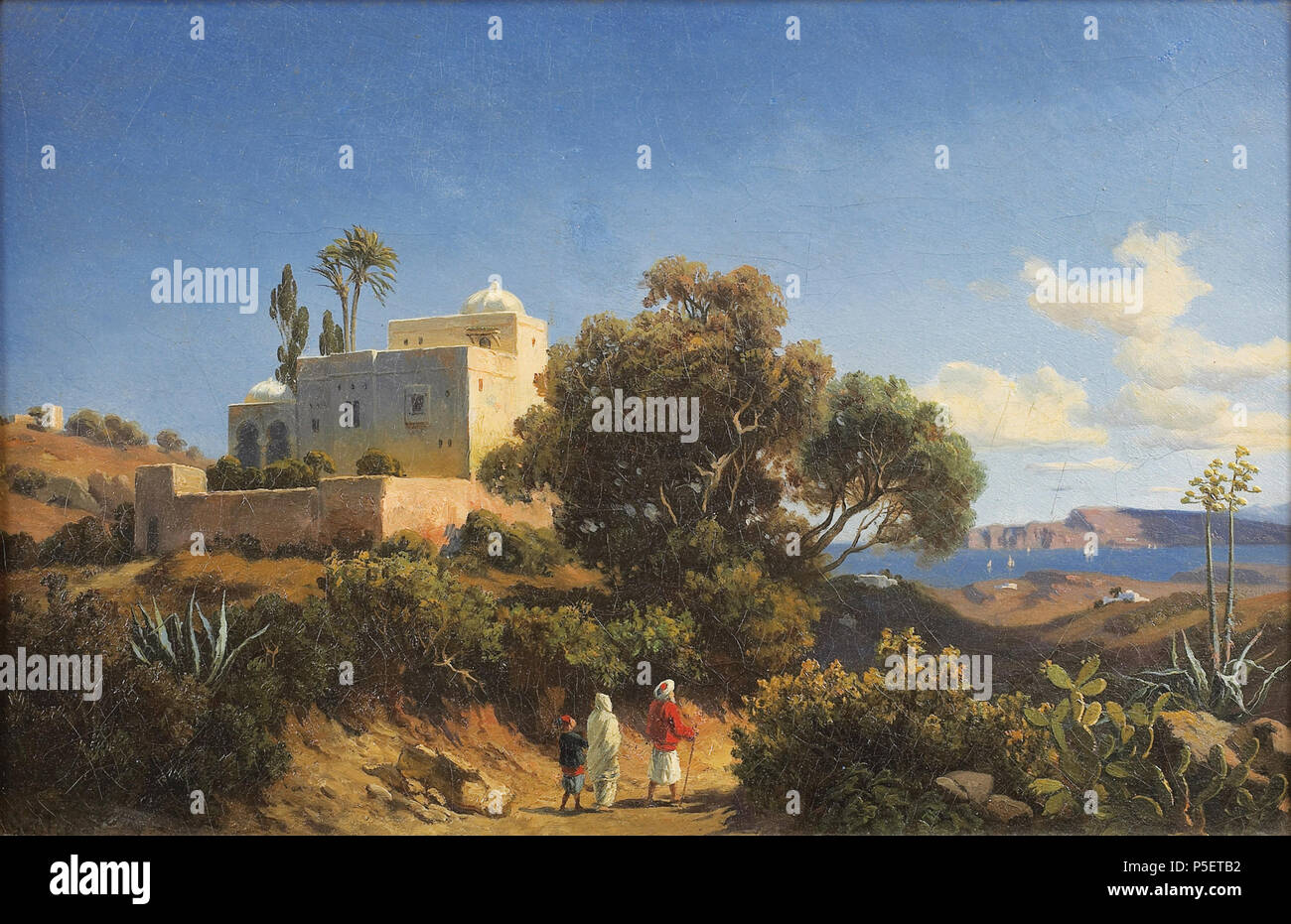 N/A. Nordafrikanische allemand : Landschaft . 1839. Curt Victor Clemens Grolig (1805-1862) Noms alternatifs Curtis Victor Clemens Grolig peintre franco-allemand Curt Description La peinture de paysage et l'art maritime Date de naissance/décès 1805 1863 Lieu de naissance/décès Meissen Versailles contrôle d'autorité : Q19277692 VIAF:96351942 ISNI:0000 0000 6903 9350 ULAN:500091810 GND:1067858776:181110555395 SUDOC Curtius Grolig - Nordafrikanische Landschaft 1839 Banque D'Images