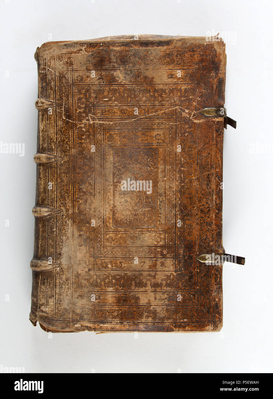 Wr teol.48 j'klädd 217 fol Bok pergament(skinn) Skoklosters slott - 93204 - Banque D'Images