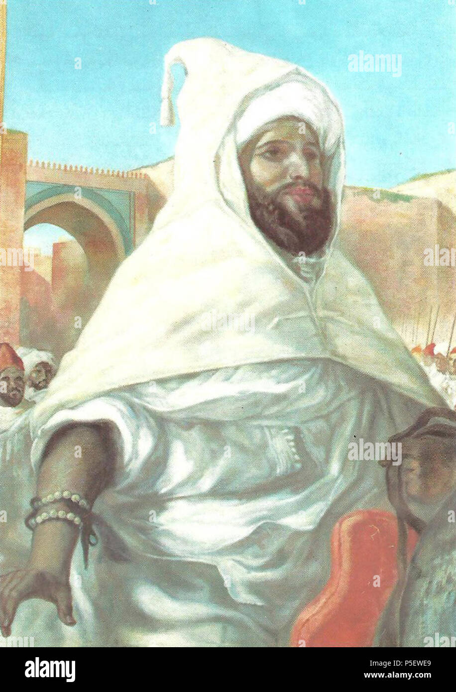 N/A. English : Abderrahman Ben Hicham, sultan du Maroc entre 1822 et 1859. . 1845. N/A 52 Abderrahman Ben Hicham Banque D'Images