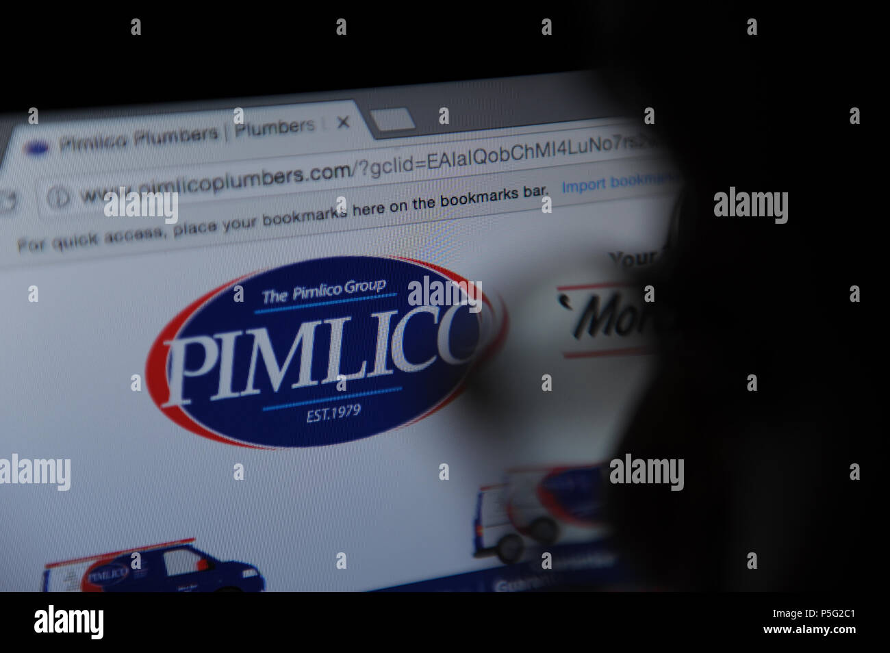 Plombiers Pimlico Banque D'Images