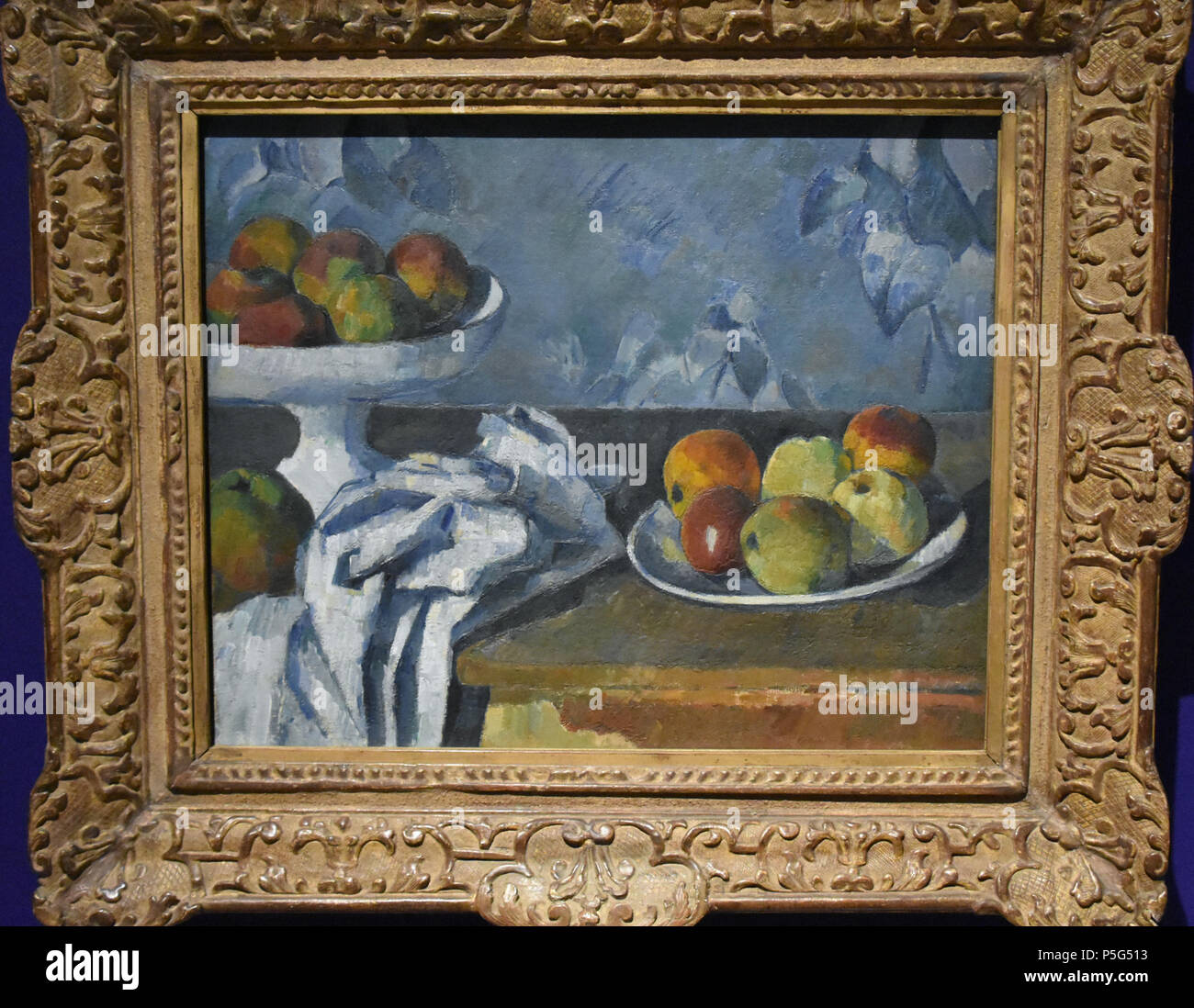 Deutsch : Stilleben mit Äpfeln und Anglais Fruchtschale : pommes dans un bol 1879-1882. N/A 287 Cézanne, Nature morte avec pommes dans un bol, 1879-1882, Ny Carlsberg Glyptotek, Copenhague (35612233783) Banque D'Images