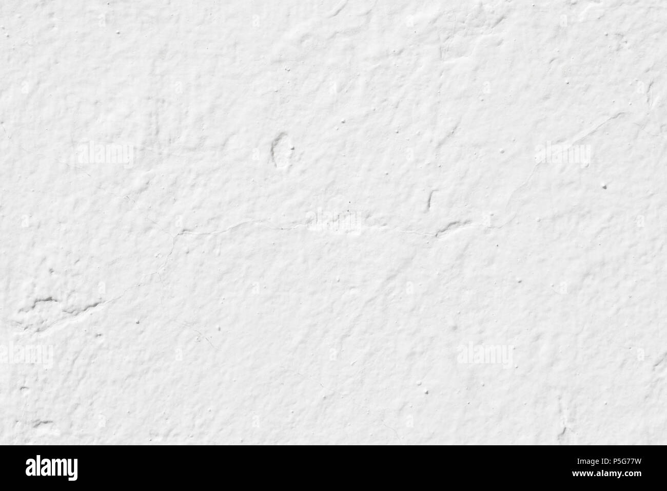 La texture du mur de plâtre blanc. Arrière-plan de plâtre lumineuses vides Banque D'Images
