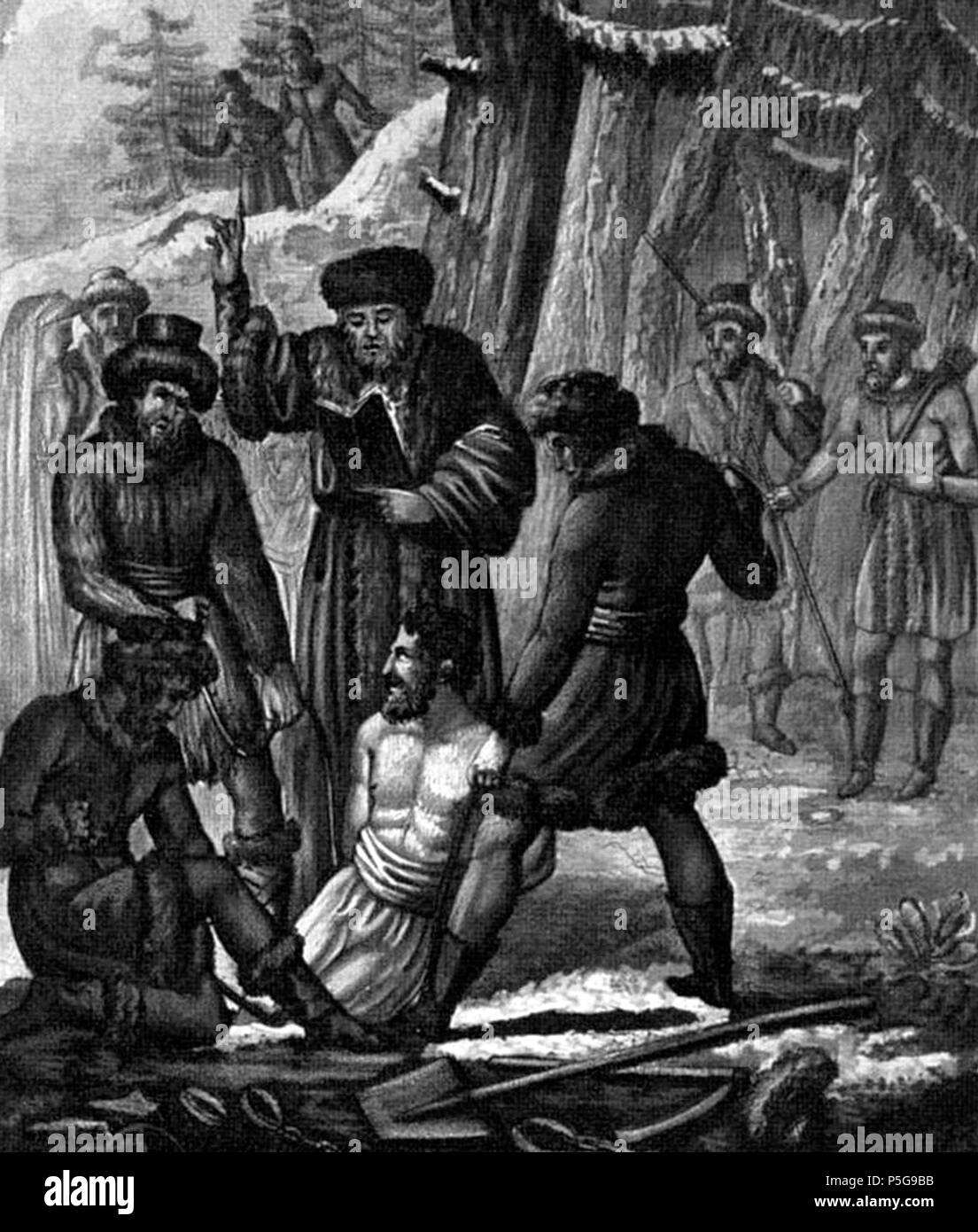 519 Enterré vif Sibérie Banque D'Images