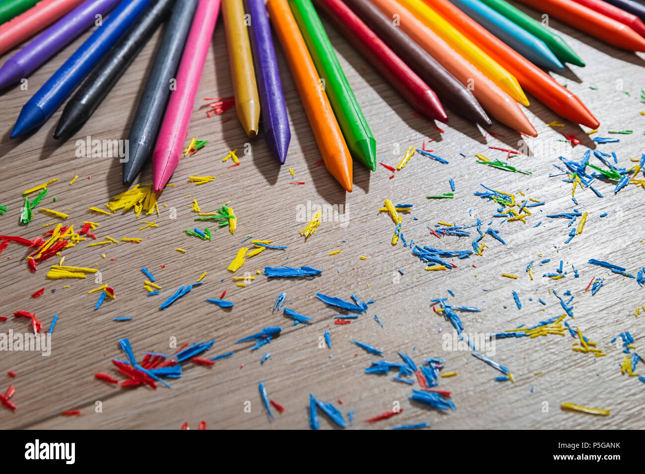 Cires à peindre Banque D'Images