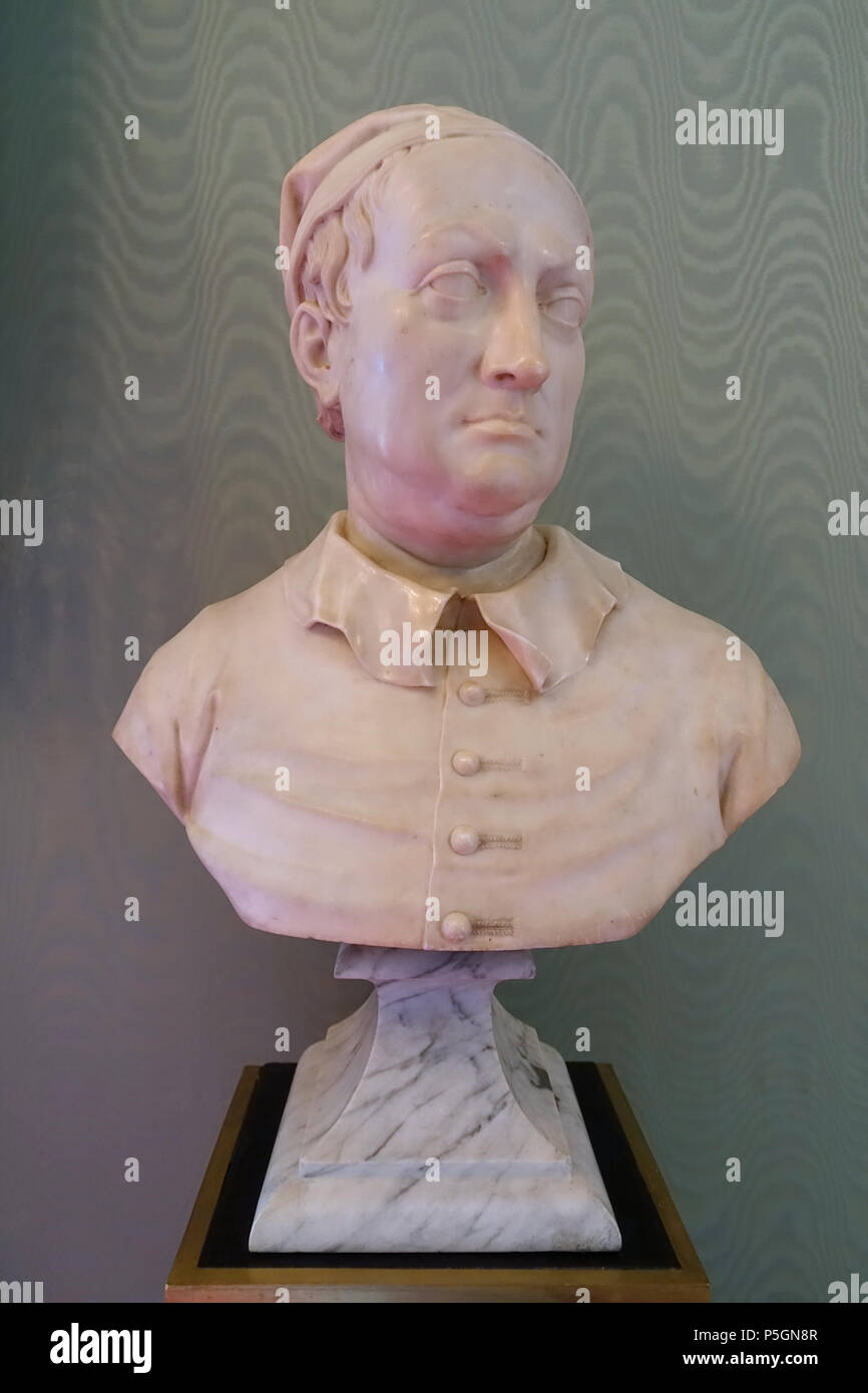 N/A. Français : élément affiché dans la galerie croquis de l'Ouest, Chatsworth House - Derbyshire, Angleterre. 18 juin 2016, 10:37:15. 99 Daderot Andrea Palladio par John Michael Rysbrack, ch. En 1725, Ouest - Galerie de croquis, Chatsworth House - Derbyshire, Angleterre - DSC03291 Banque D'Images