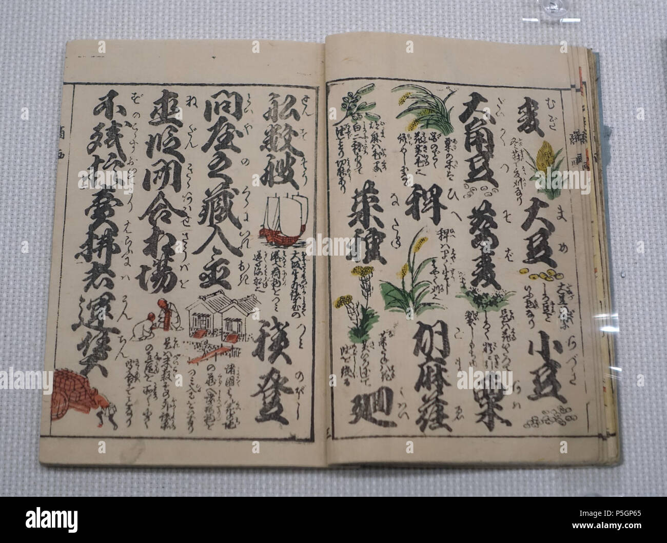 N/A. Anglais : Livre dans le musée Edo-Tokyo - Sumida, Tokyo, Japon. 6 septembre 2016, 03:11:33. 497 Daderot Ehon schobaï Orai, photo manuel pour les écoles élémentaires à l'aide d'échange de lettres d'enseigner les connaissances commerciales, 1836 AD - musée Edo-Tokyo - Sumida, Tokyo, Japon - DSC06704 Banque D'Images