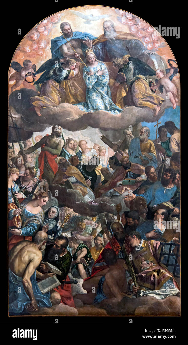 N/D N/A. N/A 56 - Accademia Incoronazione della Vergine - Veronese Cat.264 Banque D'Images
