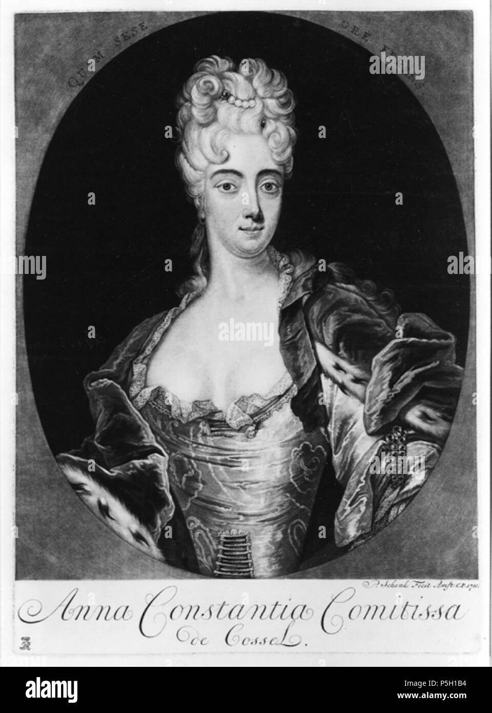 N/A. Cosel, Anna Gräfin von Konstanze, geb. Brockdorff . Années 1700. Peter Schenk l'Ancien (1660-1718) Noms alternatifs Petrus Schenck (I), Pieter Schenck (I), Petrus Schenk (I) Description de l'éditeur et graveur néerlandais Date de naissance/décès 26 décembre 1660 (baptisé) 1711 Lieu de naissance/décès Elberfeld Leipzig Lieu de travail Amsterdam, Rotterdam contrôle d'autorité : Q78163 VIAF:87245200 ISNI:0000 0001 1682 407X ULAN:500008827 RCAC:n:NLA96109832 36409973 383 WorldCat Cosel5 Banque D'Images