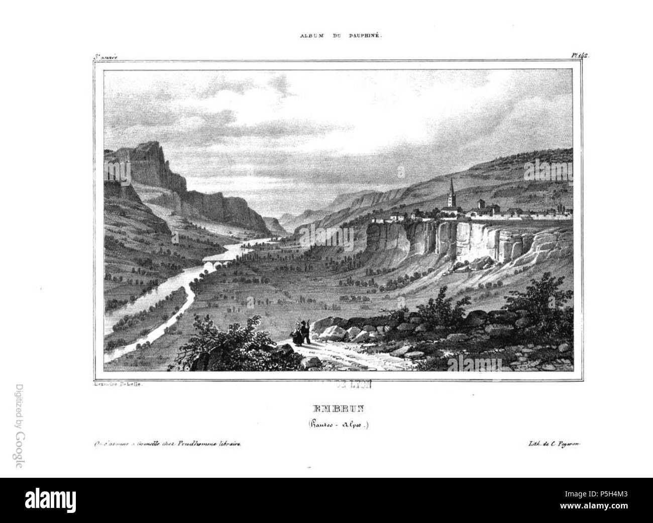 Album 7017 Dauphiné, Embrun, Hautes-Alpes, par AD Banque D'Images