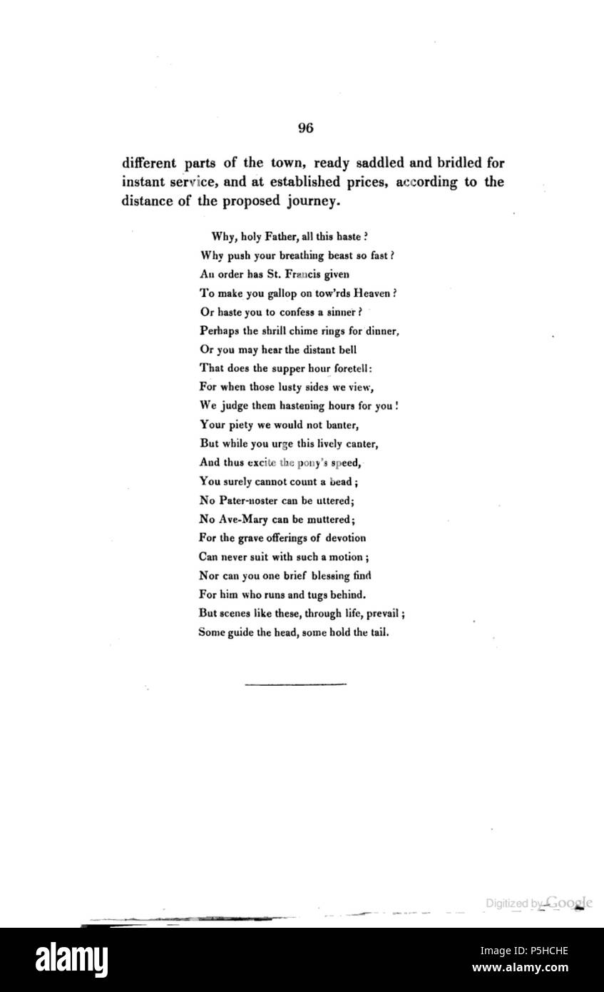 44 Une histoire de Madère, 1821, p. 96 Banque D'Images