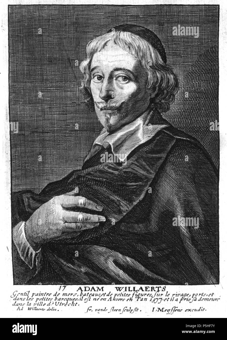 60 Adam Willaerts - het gulden cabinet Banque D'Images