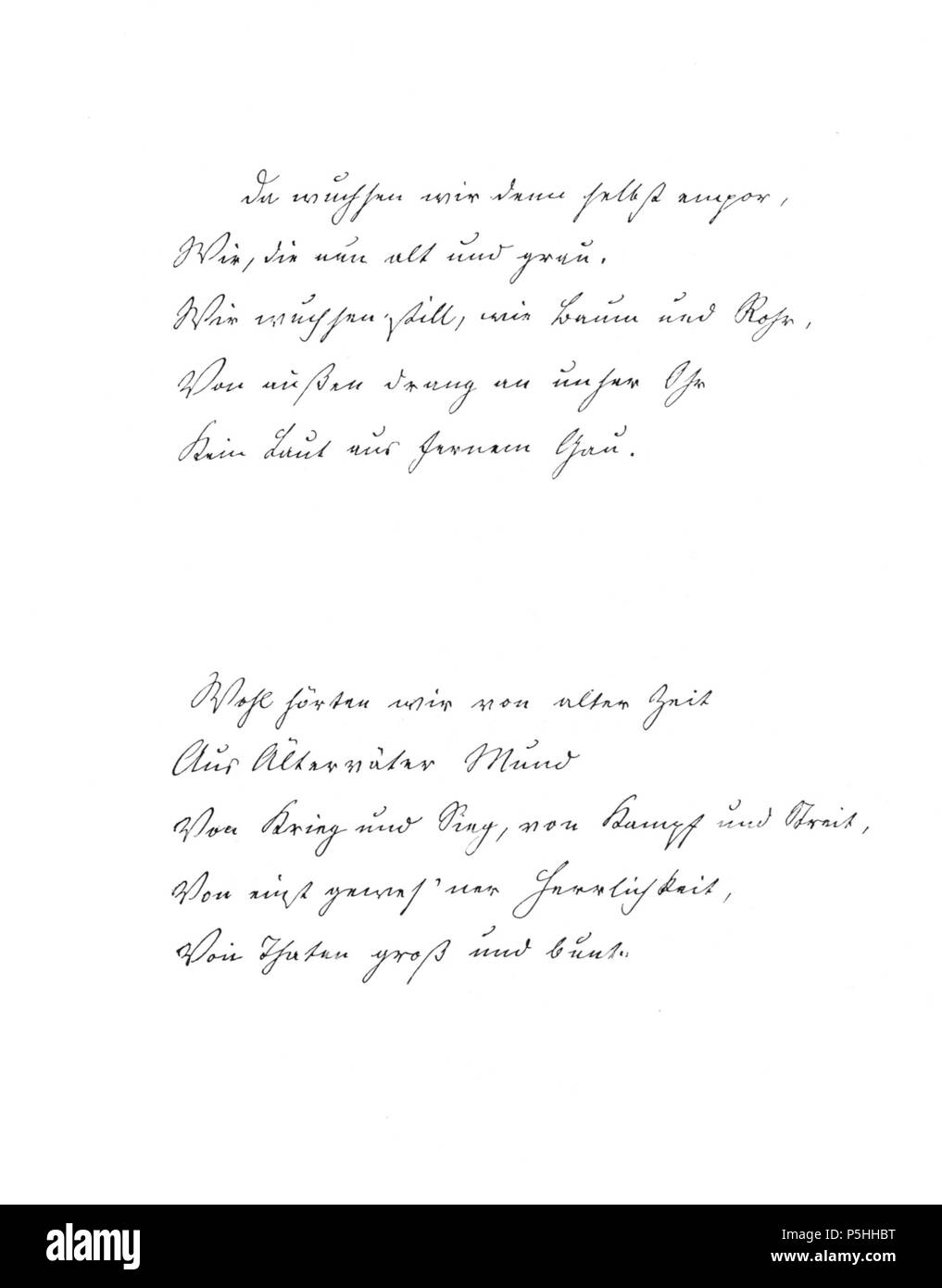 N/A. Deutsch : Gedicht 'Schleswig Holstein-meerumschlungen' von Klaus Groth aus dem Jahr 1896 Blatt (2) . 1896. Klaus Groth (1819 - 1899) 1 ! Schleswig-Holstein 02 meerumschlungen Banque D'Images