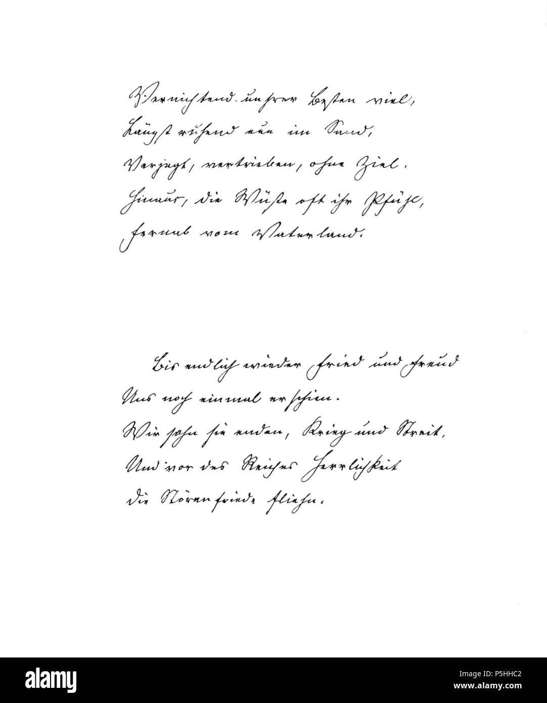 N/A. Deutsch : Gedicht 'Schleswig Holstein-meerumschlungen' von Klaus Groth aus dem Jahr 1896 Blatt (4) . 1896. Klaus Groth (1819 - 1899) 1 ! Schleswig-Holstein 04 meerumschlungen Banque D'Images