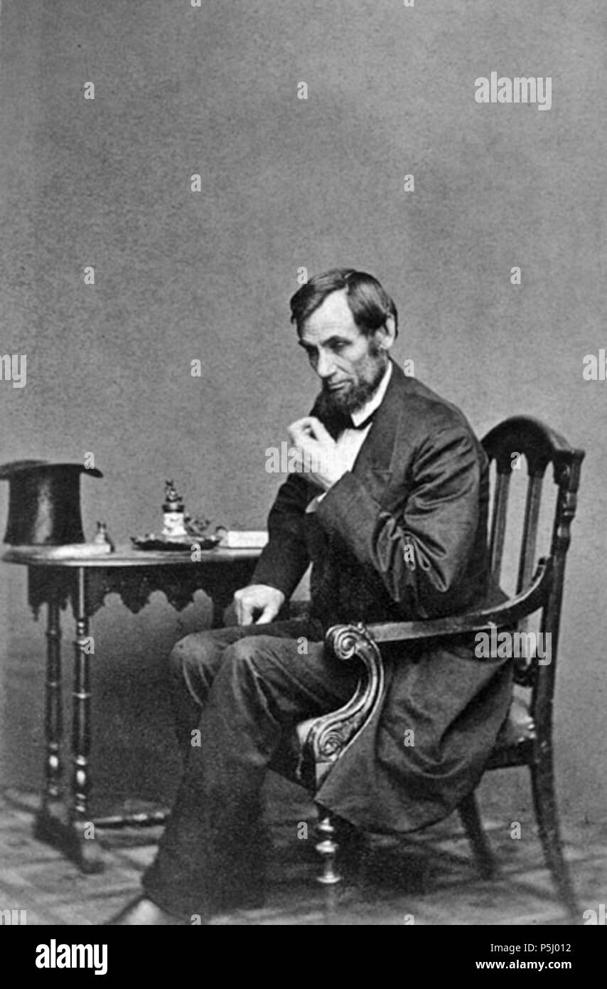 N/A. French : Photo d'Abraham Lincoln. Ostendorf N° O-60 ; Meserve n° M-64. 16 mai 1861. Mathew Brady (1822-1896) Description photographe américain, photographe de guerre, photojournaliste et journaliste Date de naissance/Décès Mer 18 Mai 1822 15 janvier 1896 Lieu de naissance/décès Warren Comté Manhattan période de travail, de 1844 à environ 1887 lieu de travail Ville de New York, Washington, D.C. le contrôle d'autorité : Q187850 : VIAF 22965552 ISNI : 0000 0001 2209 4376 ULAN : 500126201 RCAC : n81140569 10570155 53 NARA : WorldCat Abraham Lincoln O-60 par Brady, 1862 Banque D'Images
