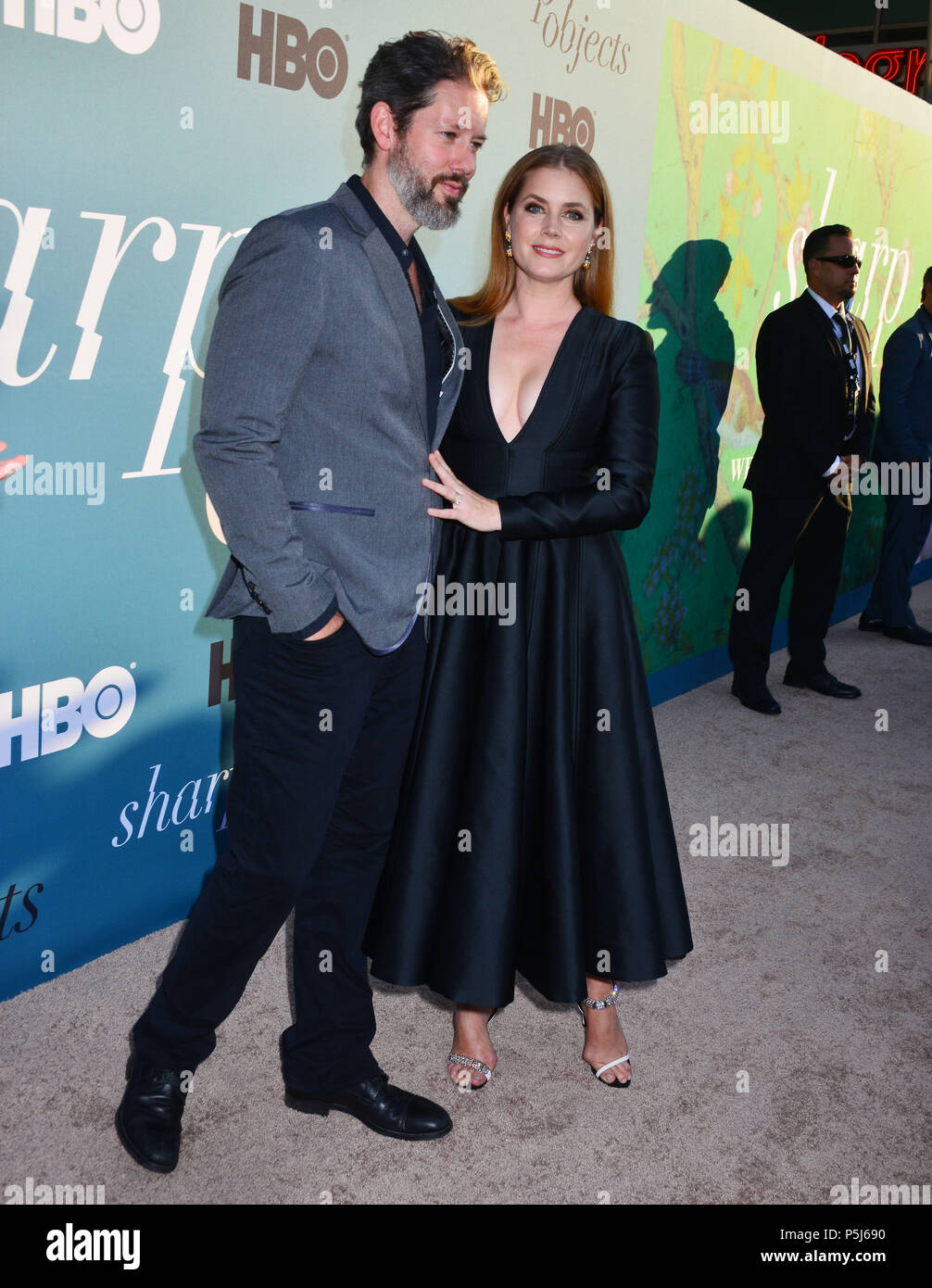 Los Angeles, USA. Jun 26, 2018. Amy Adams, Darren Le Gallo 042 assiste à HBO's objets tranchants en première mondiale à Los Angeles Cinerama ArcLight Dome le 26 juin 2018 à Hollywood, Californie / USA Crédit : Tsuni/Alamy Live News Banque D'Images