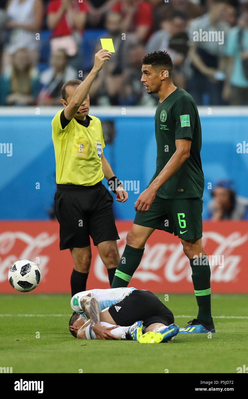 Saint Pétersbourg Russie 27 Juin 2018 Leon Balogun Du