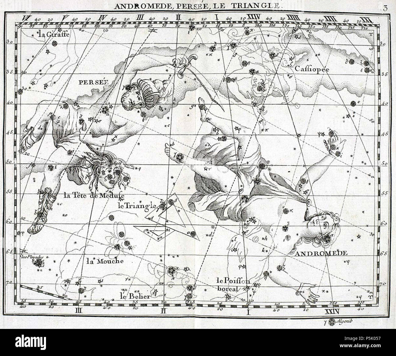 N/A. Atlas Coelestis . 1776. 145 John Flamsteed Atlas Coelestis-3 Banque D'Images